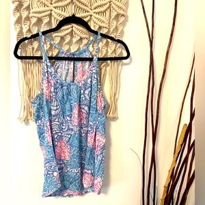 Lilly Pulitzer Alek Halterneck Tank Top Size S